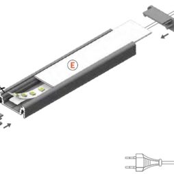 montaggio profilo led surface14