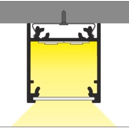 Barra led a sospensione linea20 angolo di illuminazione