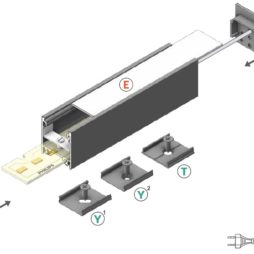 montaggio barra led linea20