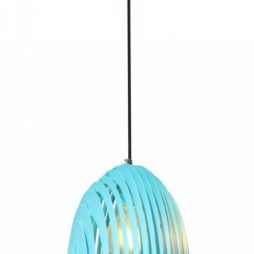 VT-7255-B Lampadario LED a Campana Prismatica in Metallo con Portalampada E27