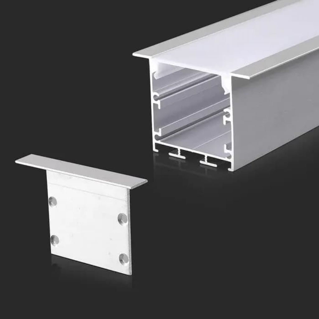 Profilo led da incasso in alluminio per Strip LED - SKU 2871, colore bianco
